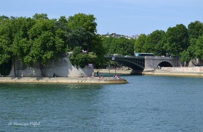 L'île saint-Louis : Le square Barye - Paris 4e