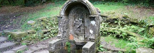 Le Faouët (Morbihan) - La fontaine Sainte Barbe