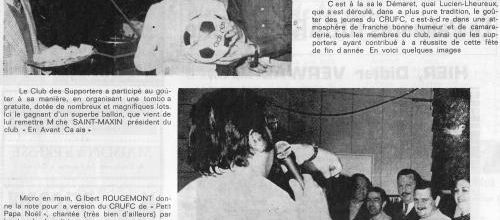 Allez Calais saison 1977/1978  :  Le goûter des jeunes