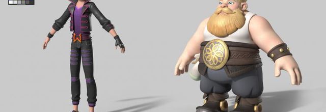 Conceptarts et Modèles 3D des personnages de Ramso et Dorf