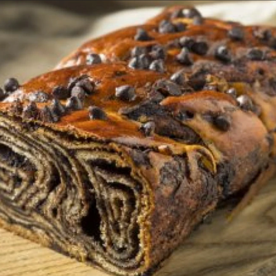 Babka au chocolat et noix de pécan