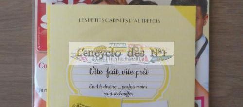 N° 1 Les petits cahiers recettes de famille - Lancement 
