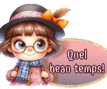 Gifs animés Météo soleil beau temps, blinkie