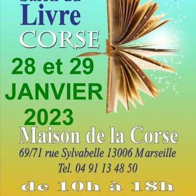 Salon du livre à la Maison de la Corse - Marseille .