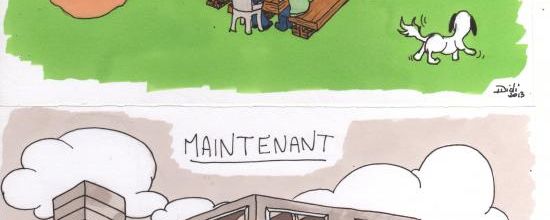 Architecture d'antan VS. architecture moderne