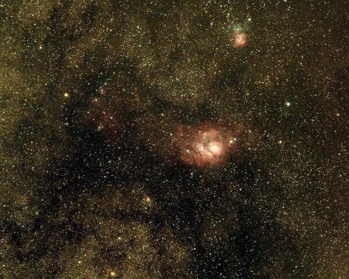 2012-07-18 : Nébuleuses de la Lagune et Trifide M8 et M20