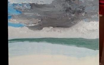 LES COLZAS - HUILE SUR TOILE