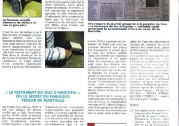 La revue Trésors et Détections, n°102, juillet/août 2008. (Didier Audinot)