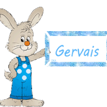 149 Le lapin bleu
