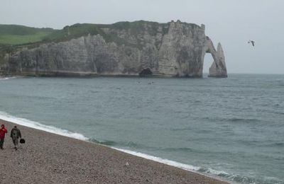 Les falaises d'Etretat...