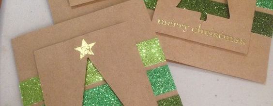 Idée marché de noël : "Cartes Merry Christmas"