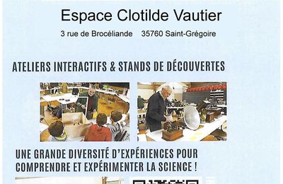 Journée de la Science à Saint-Grégoire! 29 nov 2025
