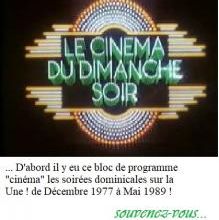Nostalgiques ? ciné-dimanche