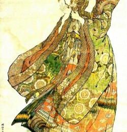 Etude des motifs textiles chinois avec le kimono