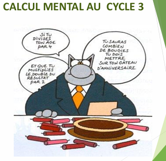 Calcul mental au cycle 3