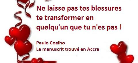 Ne laisse pas tes blessures