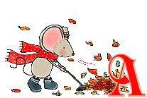 Alphabet ramasser les feuilles