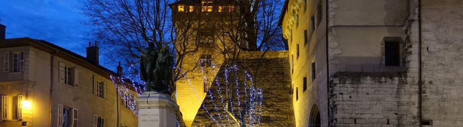 Chambéry, une nuit d'hiver
