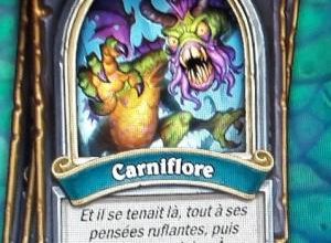 Le dragon Carniflore d'Hearthstone