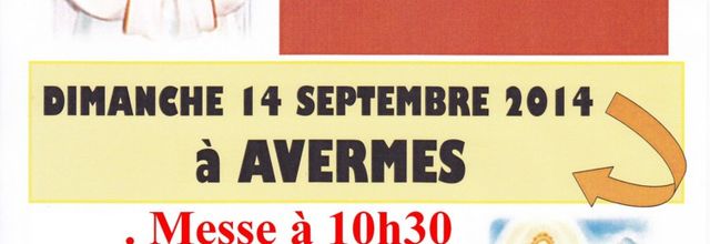 Fête Notre-Dame de Salette - Fête La Croix glorieuse - Messe unique pour toute la paroisse !