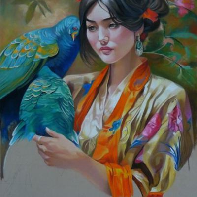 La chinoise et ses oiseaux 6