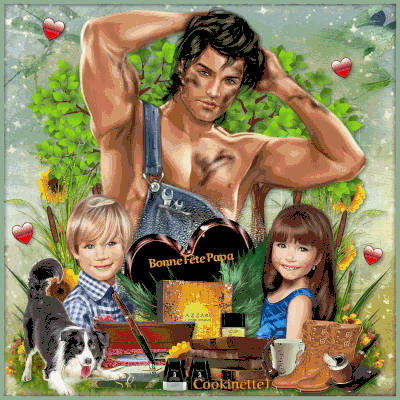 Ma création : Bonne Fête Papa (animée)