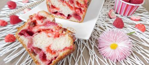 Babka aux framboises & pralines roses