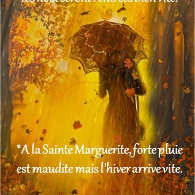 Dictons * Fête Marguerite * grille prénom