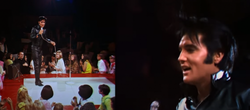 Jailhouse Rock - "68 Comeback Special" SPLITSCREEN | Elvis Presley [4K Restoration]