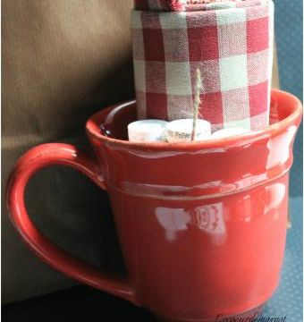 Un mug pour fil et tissu
