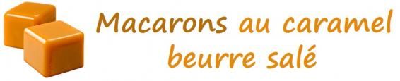Macarons au caramel beurre salé