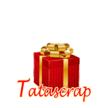 396 - Cadeau rouge et or