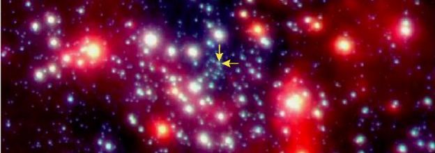 au centre de la Glaxie