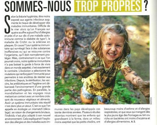 Sommes-nous trop propres?