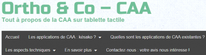 Ortho & Co - CAA :  Communication Alternative et Améliorée sur tablette tactile