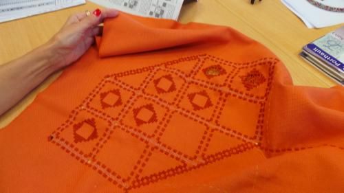 Atelier broderie Hardanger le 13 novembre 2018