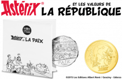  La pièce Astérix "La Paix" de 50 € et la médaille Astérix - Hors-série