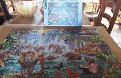 Retour dans la jungle : puzzle terminé