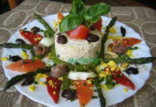 Mousse aux 2 thons, et son méli mélo de légumes d'été