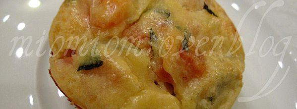 Moelleux italiens au basilic et à la tomate • coeur de mozza'