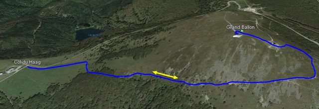 La montée au Grand Ballon