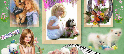 enfants animaux musique