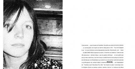 Une page d'un livre de critique rock
