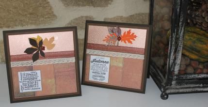 Saveurs d'automne...
