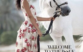 mode fashion harpers bazaar chanel iman horse day