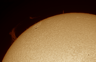 La grande protubérance solaire du 3 juillet 2024
