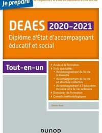 Téléchargement de fichier de livre pdf DEAES 2020-2021  - Diplôme d'Etat d'accompagnant éducatif et social - Tout-en-un 9782100803309 CHM DJVU par  in French