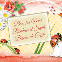 758 - 758A - En voiture - Couple 1er mai, muguet 