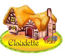 737 - Chaumière, maison - signature, blinkie, gif animé