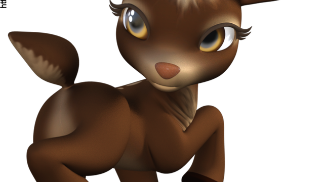 Tube de faon malicieux (render-image)